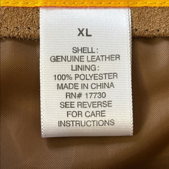 Issac Mizrahi Suede Tan Leather Jacket Shirt Shacket Women’s Size XL - Picture 13 of 16